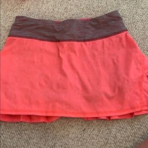 Neon orange/pink Lulu Skirt